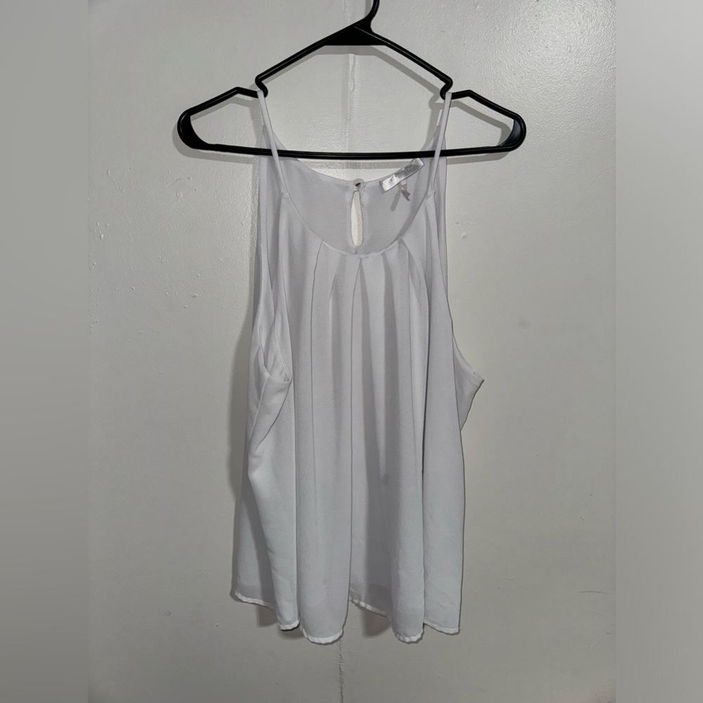 EIMIN Women’s Double Layered Chiffon Cami Tank Top Size 3X
